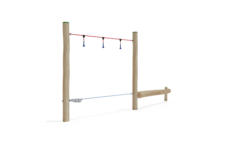 Balancierwegkombi mit Balancierbalken, L: je 3 m