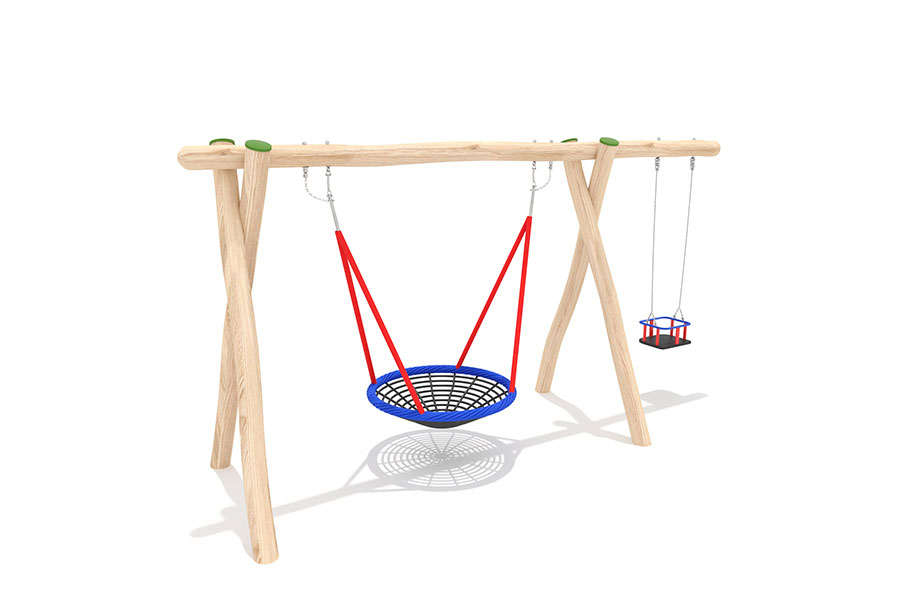 Vogelnestschaukel Ø120cm 2er, Babysitz