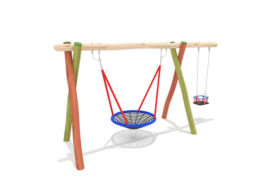 Vogelnestschaukel Ø120cm 2er, Babysitz