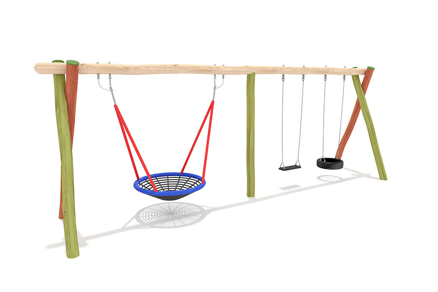 Vogelnestschaukel Ø100 cm, Sicherheits-u.Reifensitz