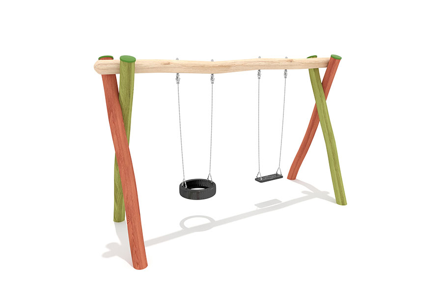 Euro-Swing 2er Reifen/Sicherheitsschaukelsitz