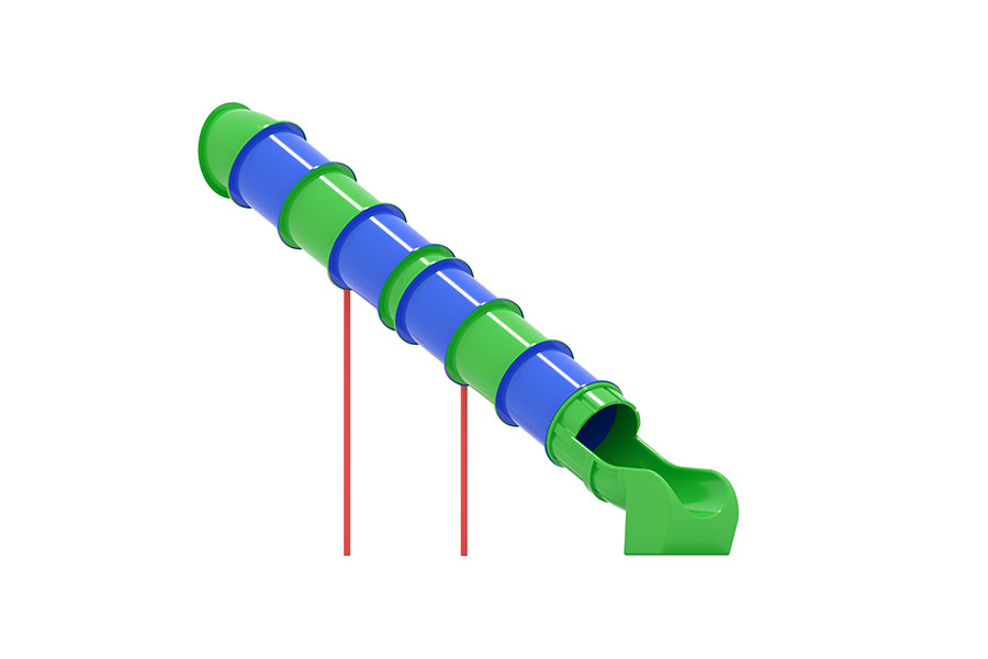 Röhrenrutsche gerade PH 325 cm, L=649 cm