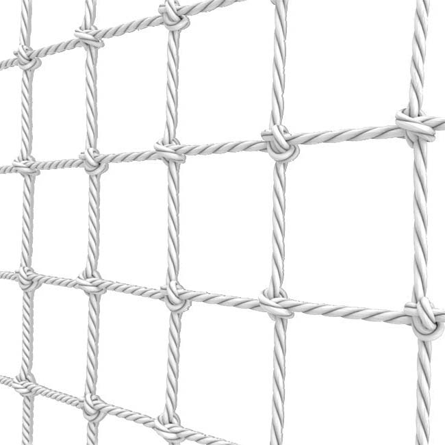 Ballfangnetz PE  MW 45x45x3 mm weiss