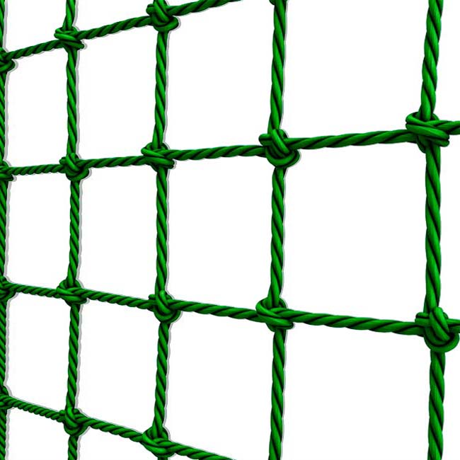Ballfangnetz PE  MW 45x45x3mm grün