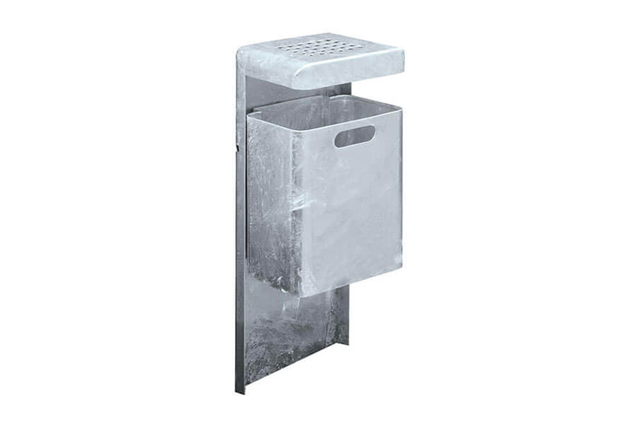 Abfallbeh.35 L Hali (Einb) Asche