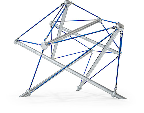Tensegrity- Modell Stahl