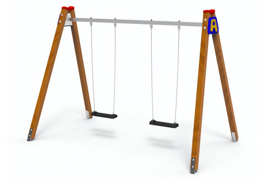Doppelschaukel Noah, 2er, Metallbalken