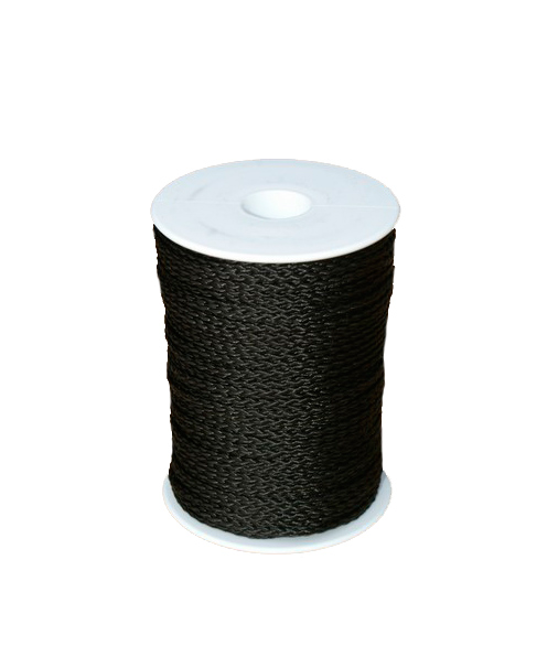 Bindeschnur PP 3 mm, schwarz, 250 m Spule