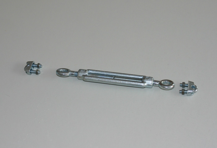 Spanner mit Seilklemme (M8) für Netz