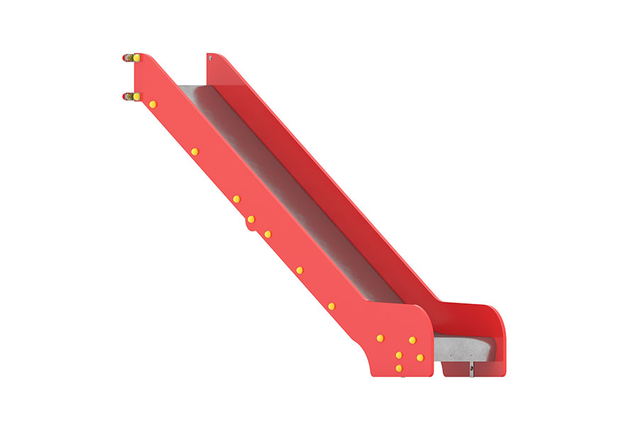 Edelstahl-GFK Rutsche PH 145 cm, L=302 cm (WAE)