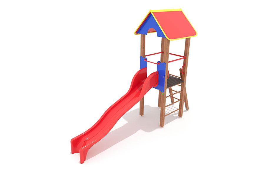 Spielturm Graz mit Dach