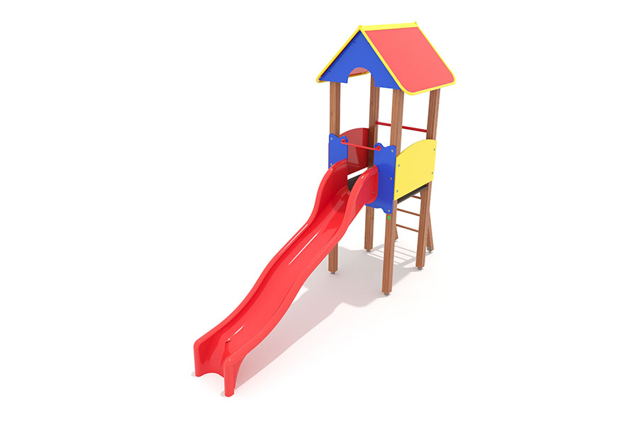 Spielturm Graz mit Dach und Seitenwände