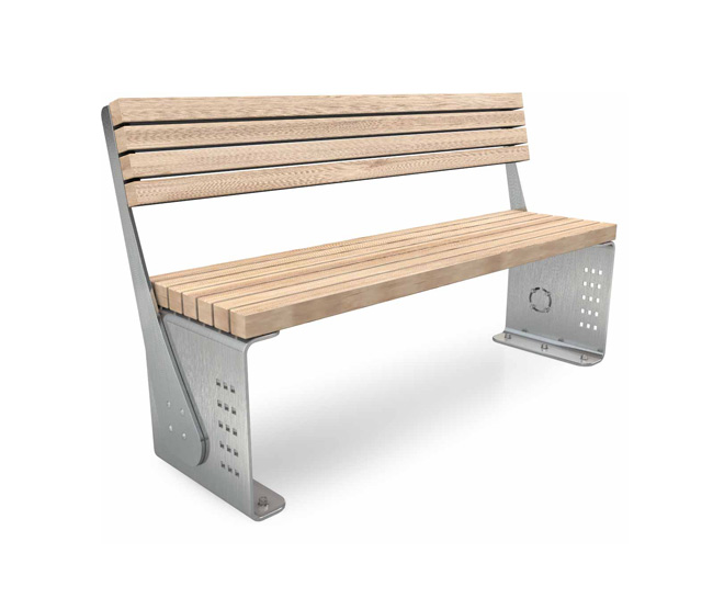 Bank Concept 8 m. Lehne, einstellbar