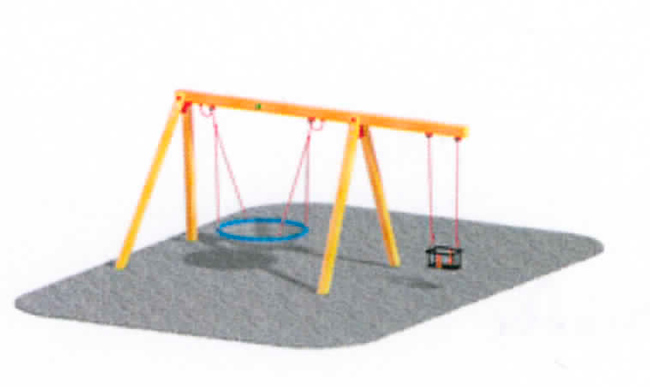 Vogelnestschaukel Ø 120cm/2er/ Babysitz