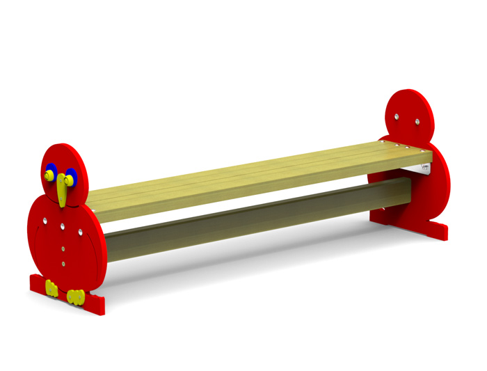 Kindersitzbank Eule, L: 150 cm