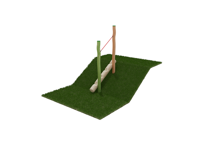 Steigstamm mit Halteseil L: 200 cm