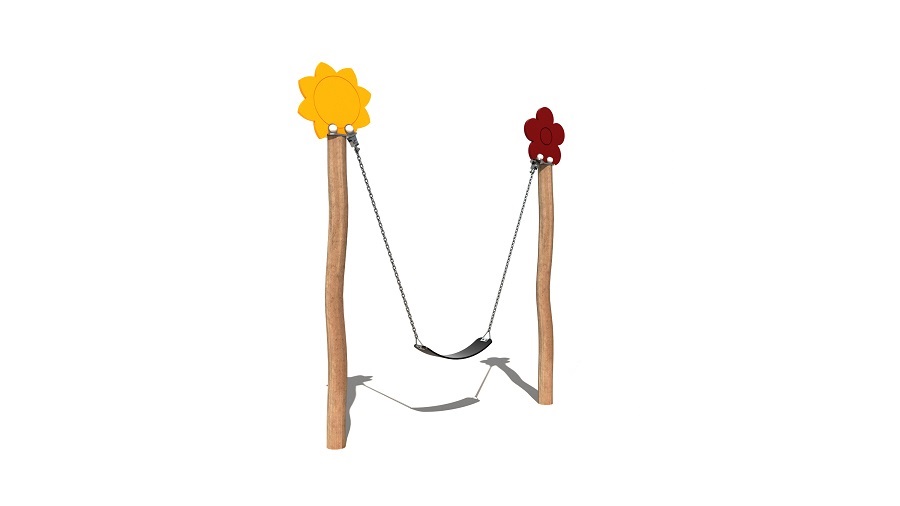 Schaukel mit Gummi-Schlaufensitz