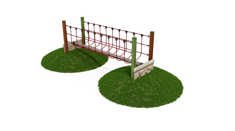 Taubrücke mit Netz
