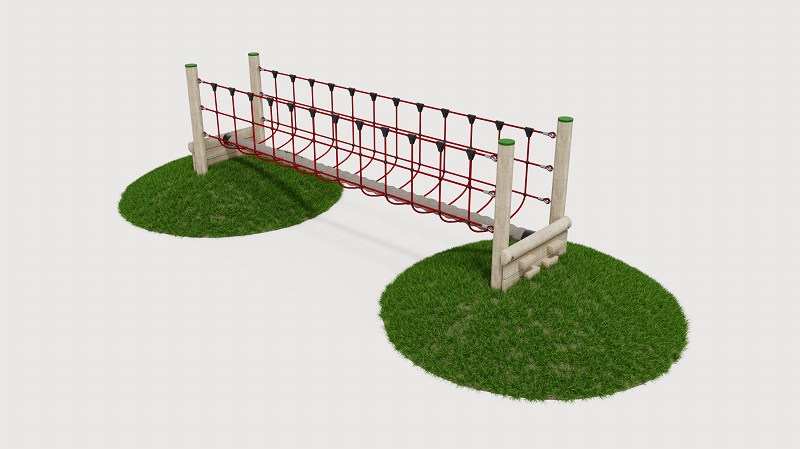 Taubrücke mit Netz