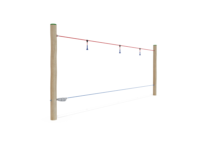 Balancierweg L: 820 cm mit Halteseil u. Abhängung