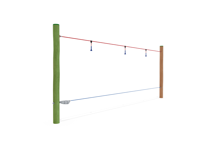Balancierweg L: 820 cm mit Halteseil u. Abhängung