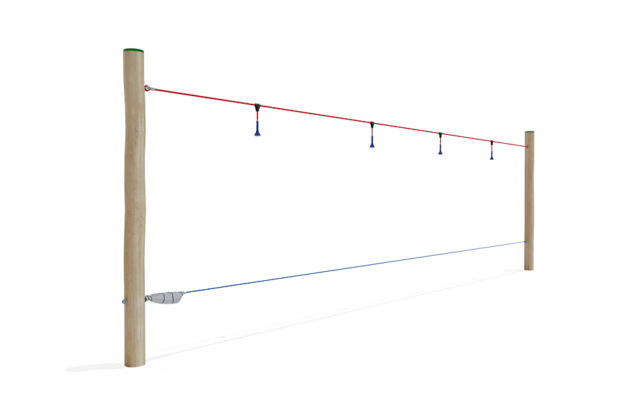 Balancierweg L: 1020 cm mit Halteseil u. Abhängung
