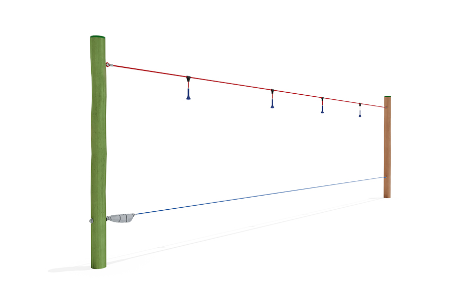 Balancierweg L: 1020 cm mit Halteseil u. Abhängung