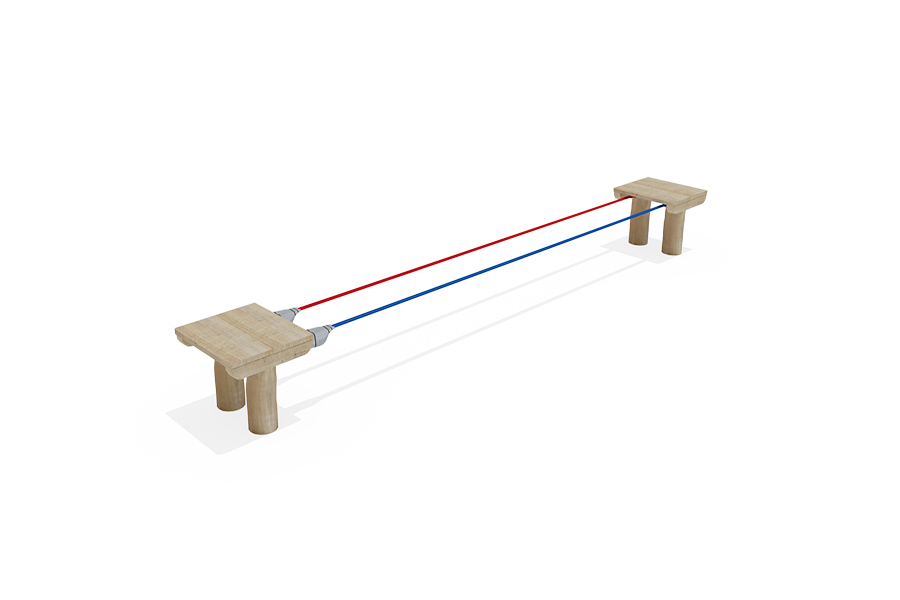 Zwillingsslackline L: 570 cm