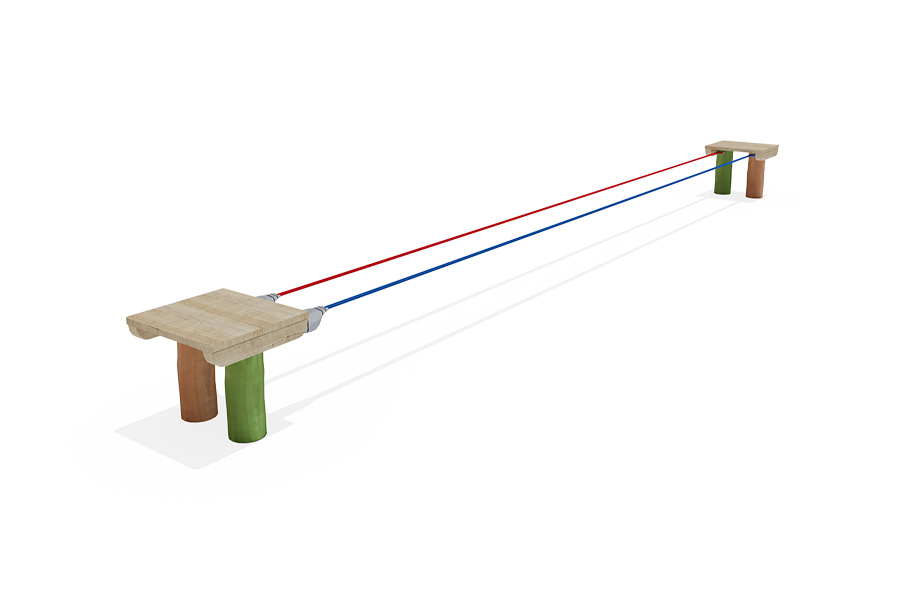 Zwillingsslackline L: 870cm