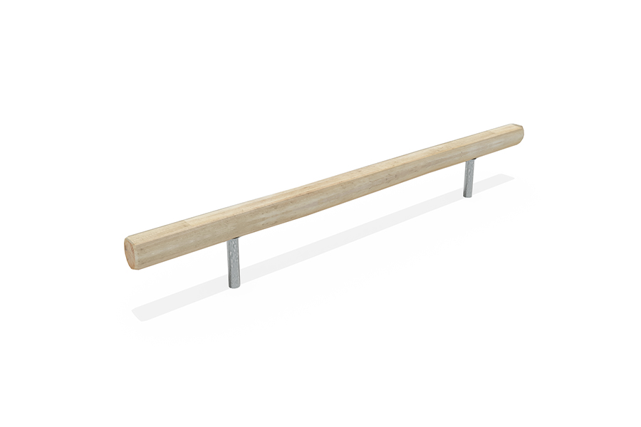 Halbrunde Balken natur M 250 cm
