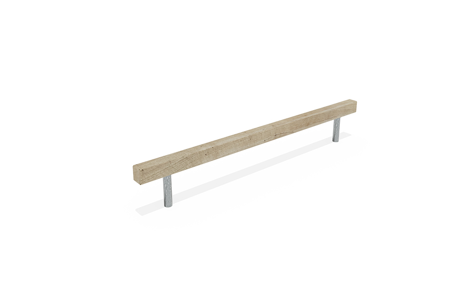 Quadratische Balken natur M 250 cm