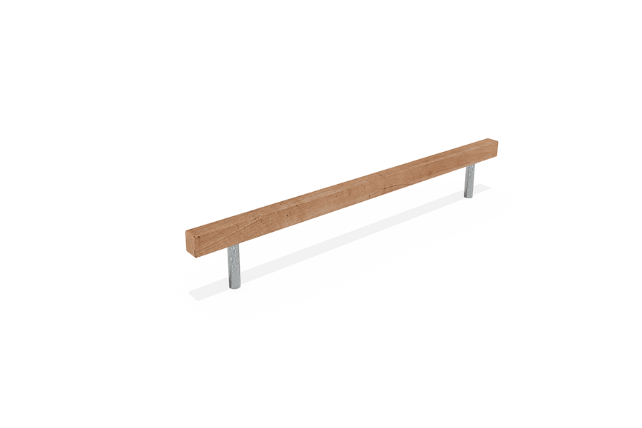 Quadratische Balken braun M 250 cm